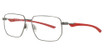 Nike Eyeglasses NIKE 4317 N SATIN GUNMETAL/UNIVERSITY RED/076