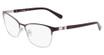 Nine West Eyeglasses NW1099 N PLUM / SILVER/505