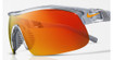 Nike Eyeglasses NIKE SHOW X1 N IU4881X SHINY WOLF GREY/ORANGE MIRROR/066