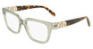 Ferragamo Eyeglasses SF3056 TRANSPARENT SAGE/313