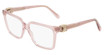 Ferragamo Eyeglasses SF3059 TRANSPARENT ROSE/667
