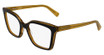 Longchamp Eyeglasses LO2795 BLACK/TRANSPARENT BROWN/014
