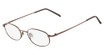 Flexon Eyeglasses FLEXON 609 SHINY BROWN/200