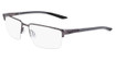 Nike Eyeglasses NIKE 8054 N Satin Gunmetal/Matte Dark Grey/070