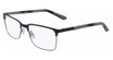 Dragon Eyeglasses DR2015 N MATTE NAVY/SLATE WOOD/410