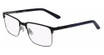 Dragon Eyeglasses DR2015 N MATTE BLACK/NAVY HORN/002