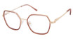 Ann Taylor Eyeglasses ATP836 TRANS MOCHA/ LIGHT GOLD/C02