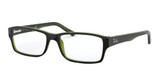 Ray-Ban Rx Eyeglasses RX5169 HAVANA ON GREEN TRANSPAR/2383