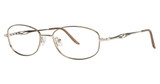 L'Amy Eyeglasses C by L'Amy 508 Gold/C02