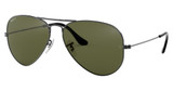 Ray-Ban Eyeglasses RB3025 AVIATOR LARGE METAL GUNMETAL/004/58