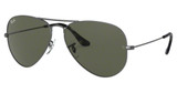 Ray-Ban RB3025 AVIATOR LARGE METAL SAND TRANSPARENT GREY/919031