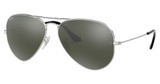 Ray-Ban Eyeglasses RB3025 AVIATOR LARGE METAL SILVER/W3277