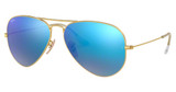 Ray-Ban Eyeglasses RB3025 AVIATOR LARGE METAL MATTE ARISTA/112/17