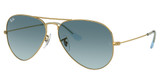Ray-Ban Eyeglasses RB3025 AVIATOR LARGE METAL GOLD/001/3M