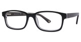Randy Jackson Eyeglasses Randy Jackson 3009 Black Smoke/21