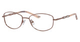 Liz Claiborne Eyeglasses L 304 BROWN ROSE/0UU3