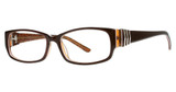 Genevieve Boutique Eyeglasses Paige brown