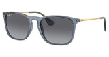 Ray-Ban Eyeglasses RB4187 CHRIS TRANSPARENT BLUE/6592T3