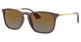 Ray-Ban Eyeglasses RB4187 CHRIS TRANSPARENT BROWN/6593T5