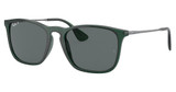 Ray-Ban Eyeglasses RB4187 CHRIS TRANSPARENT GREEN/666381