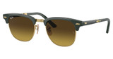 Ray-Ban Eyeglasses RB2176 CLUBMASTER FOLDING GREEN ON ARISTA/136885