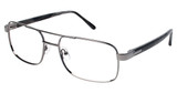 L'Amy Eyeglasses C by L'AMY 616 GUNMETAL/C02