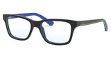 Ray-Ban Youth Eyeglasses RY1536 DARK GREY ON BLUE/3600