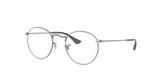 Ray-Ban Rx Eyeglasses RX3447V ROUND METAL MATTE GUNMETAL/2620