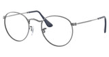 Ray-Ban Rx Eyeglasses RX3447V ROUND METAL GUNMETAL/2502