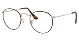 Ray-Ban Rx Eyeglasses RX3447V ROUND METAL MATTE HAVANA ON MATTE SI/3194