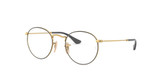 Ray-Ban Rx Eyeglasses RX3447V ROUND METAL BLACK ON ARISTA/2991