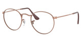 Ray-Ban Rx Eyeglasses RX3447V ROUND METAL ROSE GOLD/3094
