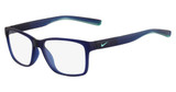 Nike Eyeglasses NIKE 7091 MT CRYSTAL NY/CRY BLEACH TU/411