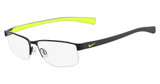 Nike Eyeglasses NIKE 8098 (015) SATIN BLACK-ANTHRACITE/015