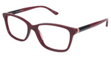 Ann Taylor Eyeglasses AT322 BURGUNDY/BLACK/C03