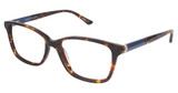 Ann Taylor Eyeglasses AT322 TORTOISE/NAVY/C02