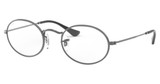 Ray-Ban Rx Eyeglasses RX3547V OVAL GUNMETAL/2502