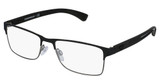 Emporio Armani Eyeglasses EA1052 RUBBER BLACK & GUNMETAL/3094