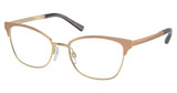Michael Kors Eyeglasses MK3012 ADRIANNA IV SHINY MINK/1213