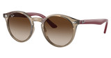 Ray-Ban Junior Eyeglasses RJ9064S TRASPARENT BROWN/712313