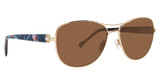 Vera Bradley Eyeglasses Felicity Rose Toile/RTO