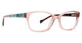 Vera Bradley Eyeglasses VB Naomi Mint Flowers/MFL
