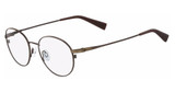 Flexon Eyeglasses FLX 905MGC-CLIP (208) ANTIQUE ASH BROWN/208