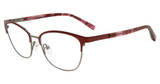 Jones New York Eyeglasses J486 Burgundy