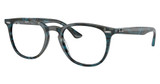 Ray-Ban Rx Eyeglasses RX7159F TRANSP FANTASY BROWN/YEL/8394