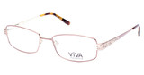 Viva Eyeglasses VV4513 shiny dark brown/048
