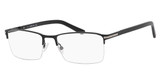 Claiborne Eyeglasses CB 240 MTT BLACK/0003