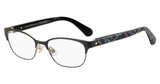 Kate Spade Eyeglasses DIANDRA BLK PTT BL/0INA