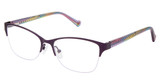 BETSEY JOHNSON Eyeglasses SHINE Purple/PUR