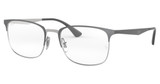 Ray-Ban Rx Eyeglasses RX6421 GREY ON SILVER/3004